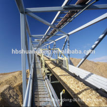 Abrasion & impact resistant NN nylon sandpit rubber conveyor belt